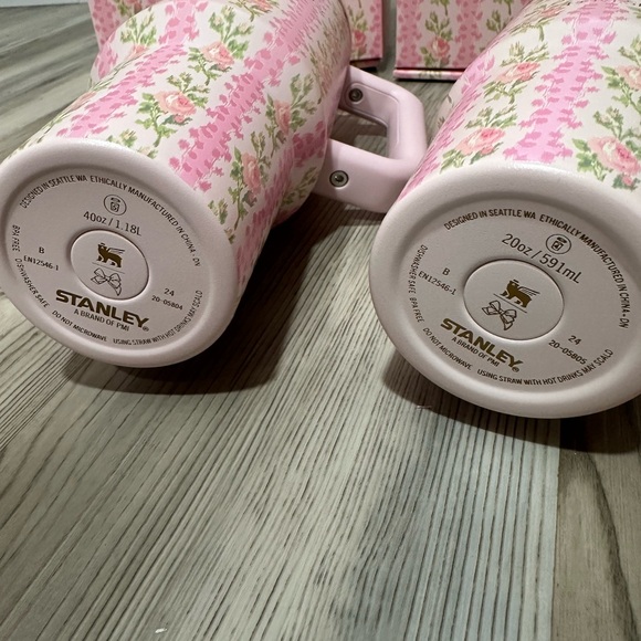 Stanley Love Shack Fancy 20 oz AND 40oz Blooming Heirloom Set of 2 MOM + ME - Picture 5 of 9